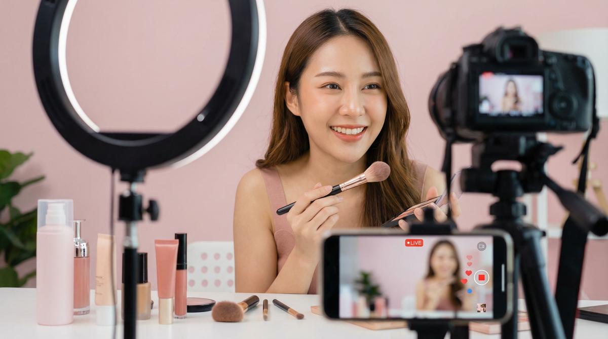 国产主播美妆视频教程