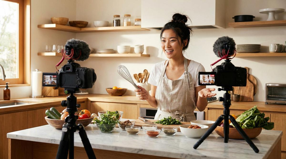 国产主播美食视频教程